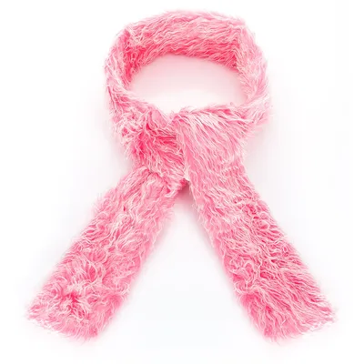 Schal Plüsch, rosa Image