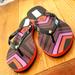 Kate Spade Shoes | Nwt Kate Spade | Manette Striped Flip Flops | Color: Black/Purple | Size: Various