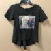 Disney Shirts & Tops | Disney Frozen T-Shirt With Design On Back (Oh) | Color: Gray/Yellow | Size: 5g