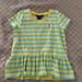 Ralph Lauren Shirts & Tops | Girl’s Ralph Lauren Peplum Striped T-Shirt L/12-14 | Color: Blue/Yellow | Size: L/12-14