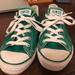 Converse Shoes | Converse All Star Shoes. Green Womans 5, Child 3 | Color: Green/White | Size: 5