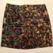 J. Crew Skirts | J.Crew Multicolor Printed Stretch Skirt Sz 2 | Color: Purple/Tan | Size: 2