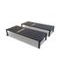 Infinity 80" Long Reclining Single Chaise Metal in Black | 14 H x 33 W x 80 D in | Outdoor Furniture | Wayfair MCLX2BK