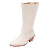 Women's The Larke Wide Calf Boot by Comfortview in Winter White (Size 11 M)