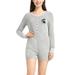 Women's Concepts Sport Gray Michigan State Spartans Venture Sweater Romper