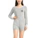 Women's Concepts Sport Heathered Gray New Orleans Saints Venture Sweater Romper