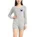 Women's Concepts Sport Gray Washington Huskies Venture Sweater Romper