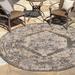 Gray 94 x 0.13 in Indoor/Outdoor Area Rug - Langley Street® Susan Oriental Indoor/Outdoor Area Rug Polypropylene | 94 W x 0.13 D in | Wayfair