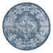 Blue/White 94 x 0.13 in Area Rug - Langley Street® Susan Oriental Blue Indoor/Outdoor Area Rug Polypropylene | 94 W x 0.13 D in | Wayfair