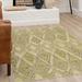 White 144 x 108 x 0.13 in Area Rug - Bungalow Rose Geometric Tufted Beige Area Rug Polyester | 144 H x 108 W x 0.13 D in | Wayfair
