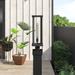 Mercury Row® Fort Washington 1-Light Lantern Head Aluminium/Metal in Black/Gray | 20 H x 7.5 W x 7.5 D in | Wayfair