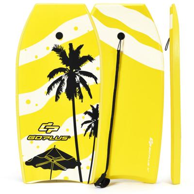 Costway Lightweight Super Bodyboard Surfing with EPS Core Boarding-S