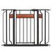 Extra Wide Home Accents Decor Metal Pet Gate, 2" L X 32" W X 30" H, 2 IN, Black