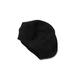 NC Luxury 100% Pure Cashmere Women's Lady Knitted Beret Soft Waxy Cashmere Hat (Black, Free Size)