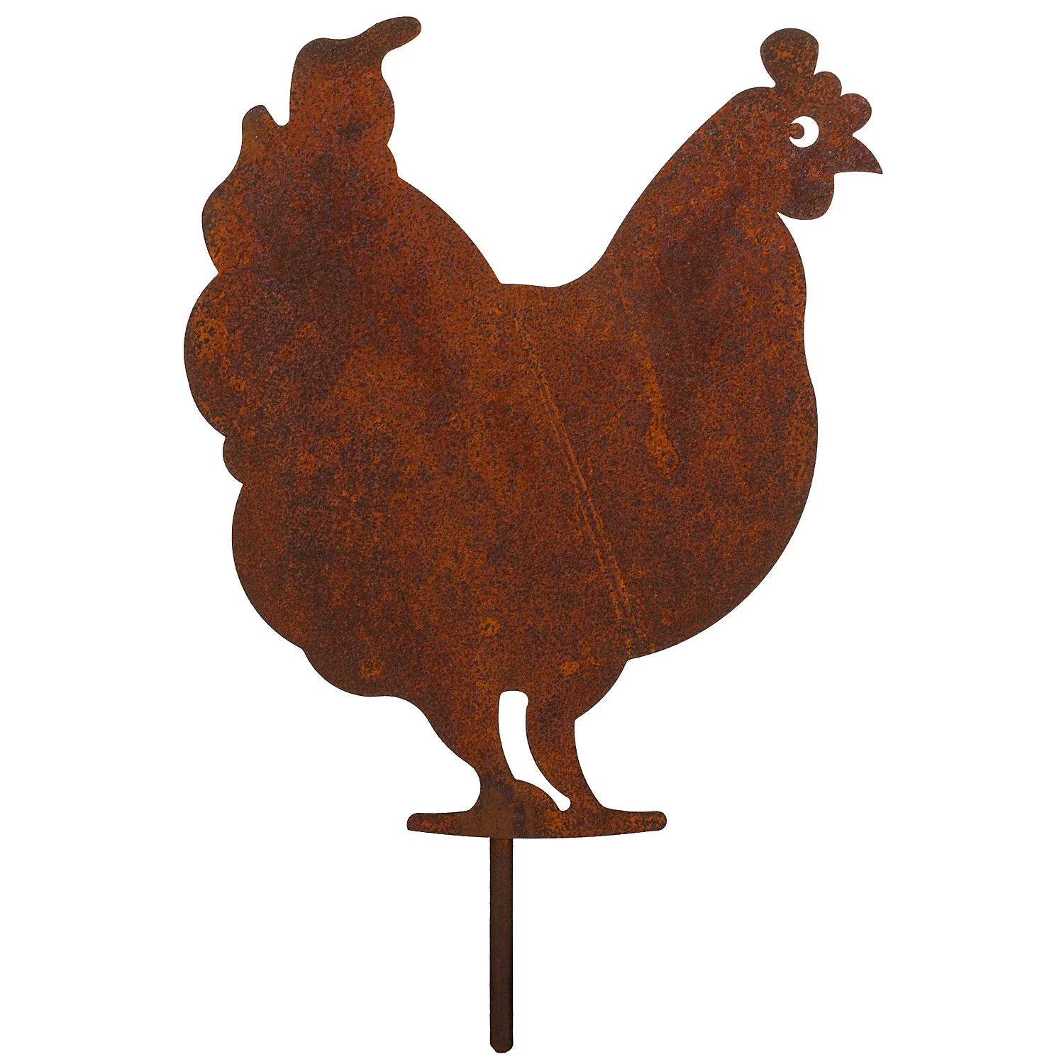 Rost-Huhn aus Metall, 20 cm