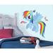 Room Mates My Little Pony Rainbow Dash Wall Decal Vinyl in Blue | 30.4 H x 25.8 W in | Wayfair RMK2532GM