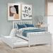 Red Barrel Studio® Emilea Twin Solid Wood Platform Bed Wood in White | 41.4 H x 42 W x 79.5 D in | Wayfair 7845BED02D7146EEB459F8D640B4C442