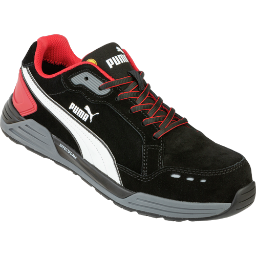 Baskets de sécurité S3 ESD HRO SRC Puma Airtwist noires et rouges
