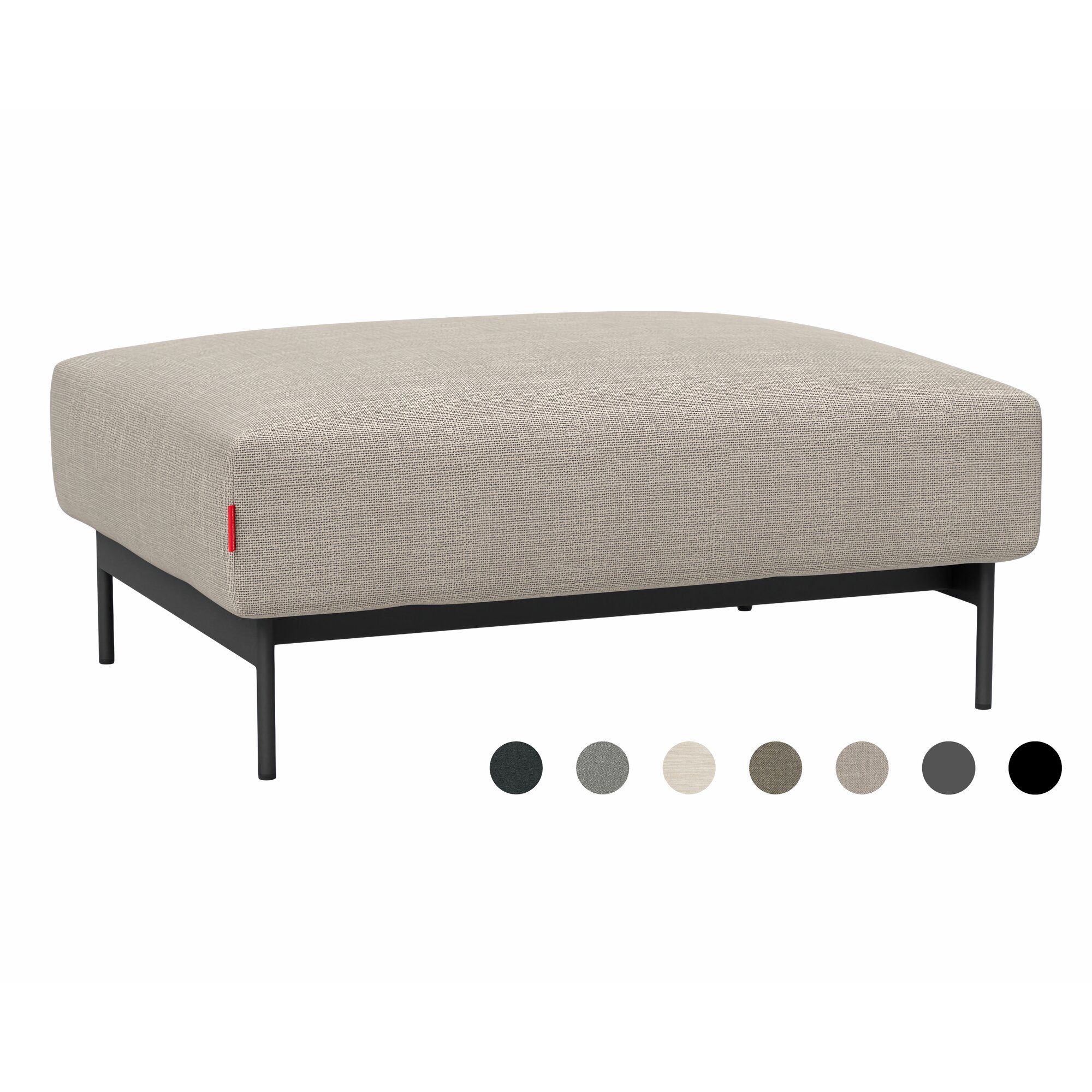 Innovation »Malloy« Ottomane 578 Kenya Taupe