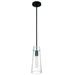 Nuvo Lighting 67414 - 1 Light 120 volt Black Indoor Mini Pendant Light Fixture (ALONDRA 1 LIGHT MINI PENDANT)