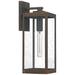 Quoizel Westover 17"H Industrial Bronze Outdoor Wall Light