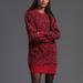 Anthropologie Sweaters | Htf Anthro Farm Rio Blakely Tunic Sweater Dress | Color: Black/Red | Size: Xs
