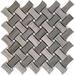 Tile Club 0.9" x 1.9" Marble Basketweave Mosaic Wall & Floor Tile Marble in Brown/Gray | 1.9 H x 0.9 W x 0.375 D in | Wayfair WFSV88B24A