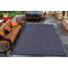 Blue 24 x 0.03 in Indoor/Outdoor Area Rug - Breakwater Bay Haleemah Flatweave Ivory Indigo Indoor Outdoor Area Rug | 24 W x 0.03 D in | Wayfair