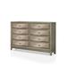 Willa Arlo™ Interiors Bellair 8 Drawer Double Dresser Wood in Brown/Gray/Green | 40.5 H x 58 W x 16 D in | Wayfair FB1B4AA657DE4D50A0467B5ABEAC0A69