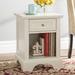 Alcott Hill® Screven 1 - Drawer Nightstand Wood in White | 24 H x 18 W x 16 D in | Wayfair 03D00A075D0141D4B288E0BC71595D80