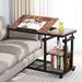 17 Stories Height Adjustable C Table Wood in Black | 34 H x 31 W x 16 D in | Wayfair 10F6988C3B6E4AADB004A9BB0887D542