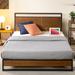 17 Stories Nedrow Low Profile Bamboo & Metal Platform Bed Wood & Metal/Metal in Brown | 39 H x 53.5 W x 80.5 D in | Wayfair