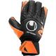 UHLSPORT Equipment - Torwarthandschuhe Soft Resist Flex Frame TW-Handschuh, Größe 9,5 in schwarz/fluo orange/weiß