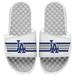 Youth ISlide White Los Angeles Dodgers Varsity Stripes Slide Sandals