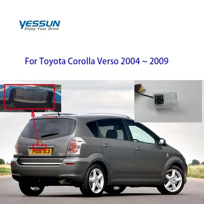 Caméra de Rectransistors pour Toyota CorTrustVerso 2004 2005 ~ 2009 Accessoire de Nocturne de