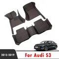 Tapis de sol de voiture imperméables pour Audi tapis de style de voiture accessoires intérieurs