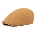 Béret plat en coton doux pour hommes et femmes casquette de chauffeur rétro vintage casquettes de