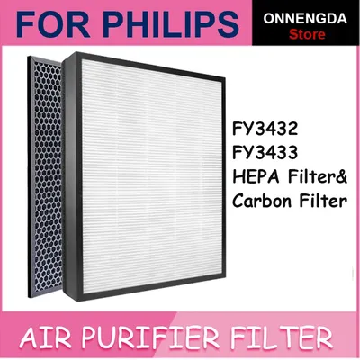 Purificateur d'air FY3433/ FY3432 véritable filtre HEPA de remplacement pour Philips filtres à