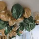 Lot de ballons en Latex à encre verte 11-18 pièces pour décoration de fête d'anniversaire de