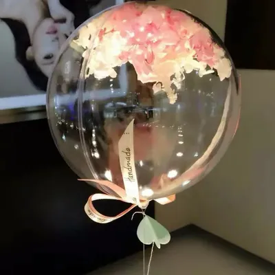 Ballons à hélium transparents sans rides bulles claires décor de fête de mariage bricolage