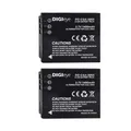 Batterie pour Panasonic Lumix CGA-S005 S005E DMW-BCC12 pour modèles DMC-FS1 FS2 FX1 FX3 FX8