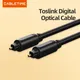 CABLETIME – câble optique numérique Toslink adaptateur SPDIF en métal Audio Coaxial pour