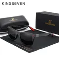 KINGSEVEN – lunettes de soleil classiques polarisées carrées pour hommes verres miroir unisexe