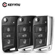 KEYYOU – coque de clé télécommande à 3 boutons étui sans clé pour Volkswagen VW Golf 7 GTI MK7