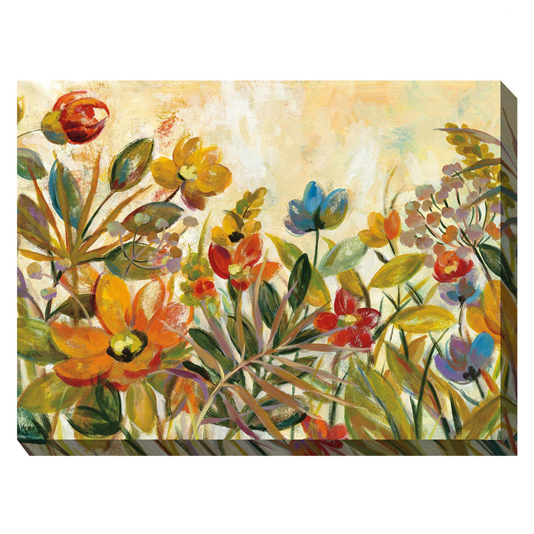 RAINFOREST OUTDOOR ART 40X30 by West of the Wind in Multi
