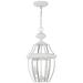 Monterey 19" High White Lantern Outdoor Hanging Light