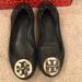 Tory Burch Shoes | Guc Tory Burch Reva Flats | Color: Black/Gold | Size: 7