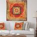 East Urban Home Moroccan Orange Tiles Collage II - Wrapped Canvas Graphic Art Print Canvas in Gray | 46 H x 46 W x 1.5 D in | Wayfair