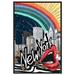 Oliver Gal Cities & Skylines New York Colorful United States Cities - Graphic Art On Canvas in White | 36 H x 24 W x 1.5 D in | Wayfair