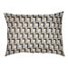 Wrought Studio™ Capelle Football Luxury Outdoor Dog Pillow Metal in White/Black | 6 H x 50 W x 40 D in | Wayfair 3AD3592050554ACD8276CA2D7B89AEF0